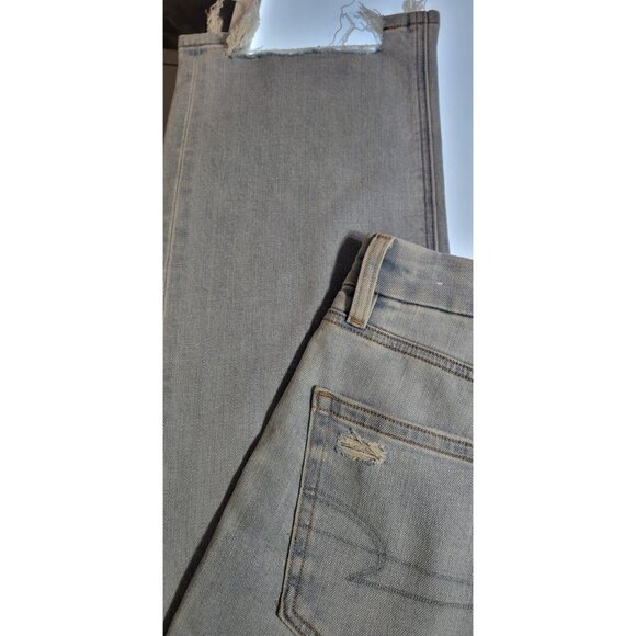 American Eagle Women’s Size 2 Shorth Straight Leg Cropped Fit Jeans Denim Blue - Picture 14 of 16